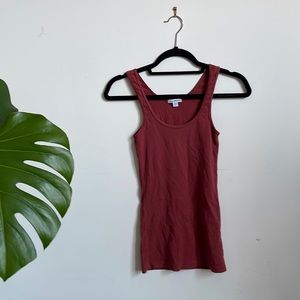 Burgundy James Perse tank